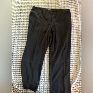 Plus size black dress pants
